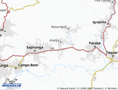 Mapa MICHELIN Da Estação - ViaMichelin