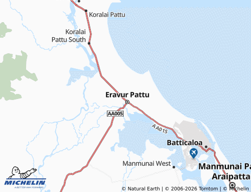 Mappa MICHELIN Kommathurai East - ViaMichelin