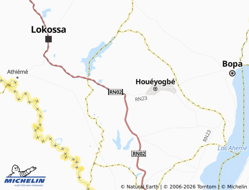 Carte MICHELIN Zougbonou - ViaMichelin
