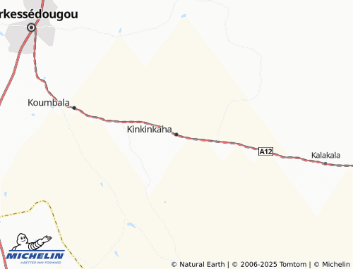 MICHELIN Kinkinkaha map - ViaMichelin