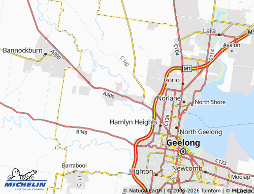 Mapa MICHELIN Batesford - ViaMichelin