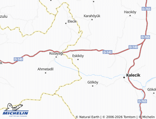 MICHELIN Eskiköy map - ViaMichelin