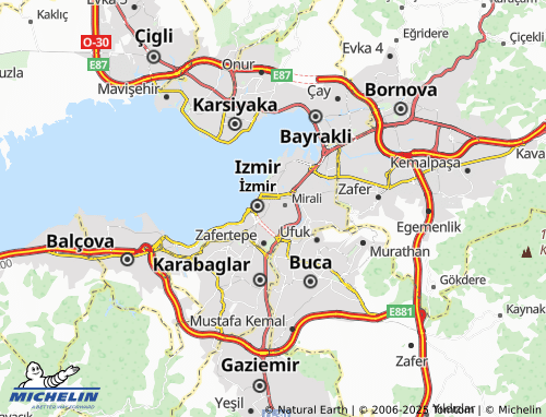 Carte MICHELIN Yeni - ViaMichelin