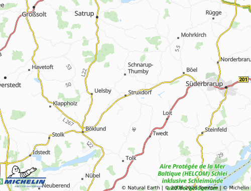 MICHELIN Struxdorf map - ViaMichelin