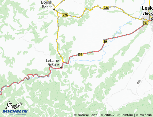 Mapa MICHELIN Konjino - ViaMichelin
