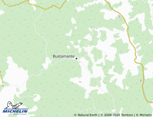 MICHELIN Bustamante map - ViaMichelin