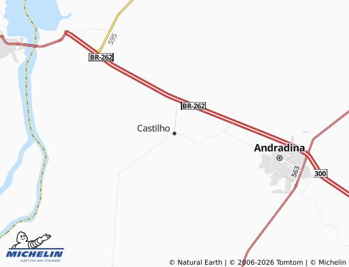 Mappa MICHELIN Castilho - ViaMichelin