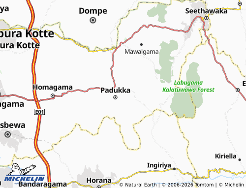 Mappa MICHELIN Arukwatta North - ViaMichelin