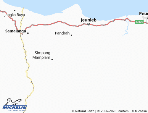 MICHELIN Panton Bili map - ViaMichelin