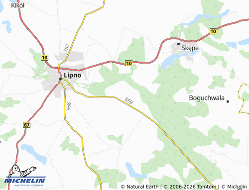 MICHELIN Wierzbick map - ViaMichelin