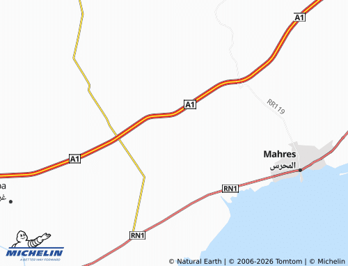 Mapa MICHELIN Seedi Bilqasim - ViaMichelin