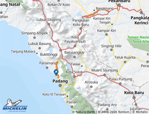 MICHELIN-Landkarte Tanah Datar - ViaMichelin
