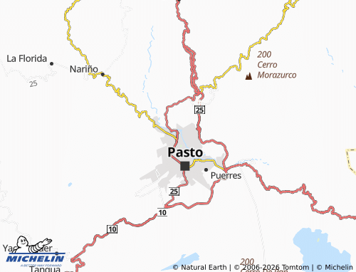 Carte MICHELIN La Cuarenta - ViaMichelin
