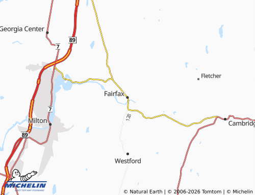 Carte MICHELIN Fairfax - ViaMichelin