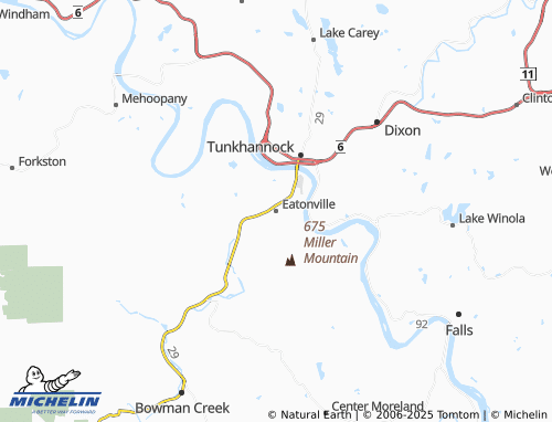 MICHELIN Eatonville map - ViaMichelin
