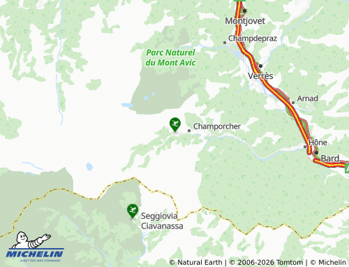 MICHELIN-Landkarte Chardonney - ViaMichelin