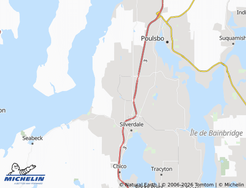 Carte MICHELIN Naval Base Kitsap - ViaMichelin