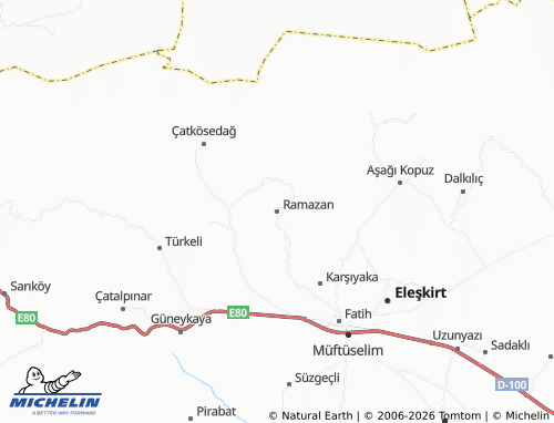 MICHELIN Ramazan map - ViaMichelin