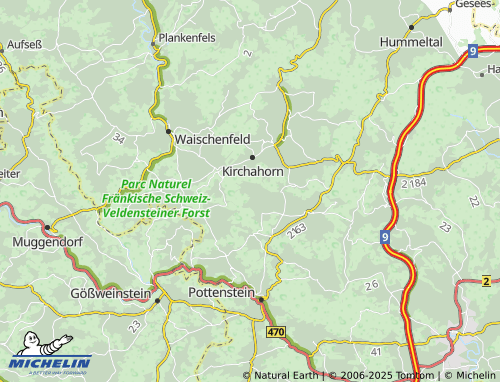 MICHELIN-Landkarte Brünnberg - ViaMichelin