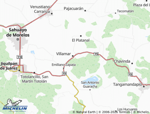 Mapa MICHELIN El Huerto - ViaMichelin