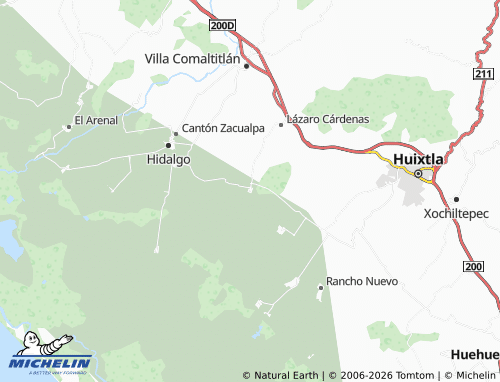MICHELIN Emiliano Zapata map - ViaMichelin