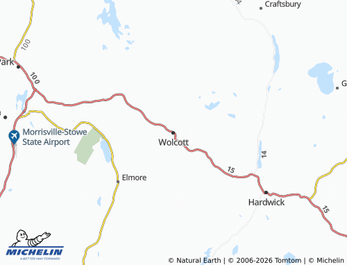 Mappa MICHELIN Wolcott - ViaMichelin