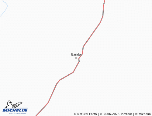 Mappa MICHELIN Banda - ViaMichelin