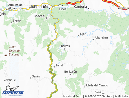 Mappa MICHELIN Chercos - ViaMichelin