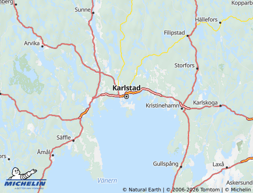 Mappa MICHELIN Värmlands Län - ViaMichelin