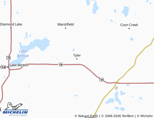 Mappa MICHELIN Tyler - ViaMichelin