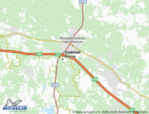 Carte MICHELIN Koren'ki - ViaMichelin