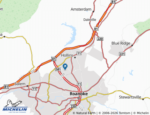 Kaart MICHELIN Hollins - ViaMichelin