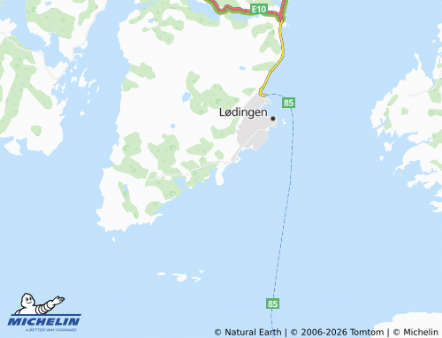 MICHELIN-Landkarte Jomfrumyra - ViaMichelin