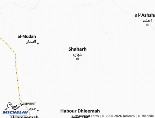 Mappa MICHELIN Shaharh - ViaMichelin