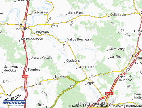 MICHELIN La Berthière map - ViaMichelin