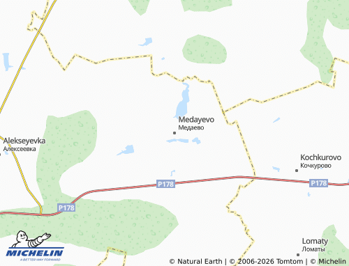 MICHELIN-Landkarte Medayevo - ViaMichelin