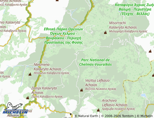 MICHELIN Kato Lousoi map - ViaMichelin