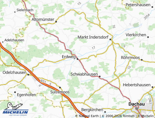 Mappa MICHELIN Erdweg - ViaMichelin