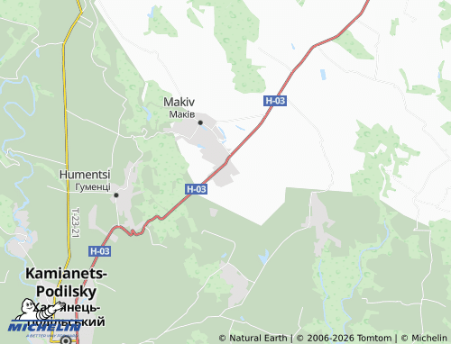 MICHELIN Shatava map - ViaMichelin