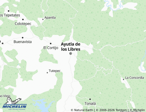 Mappa MICHELIN Ampliación Vicente Guerrero Sección 2 - ViaMichelin