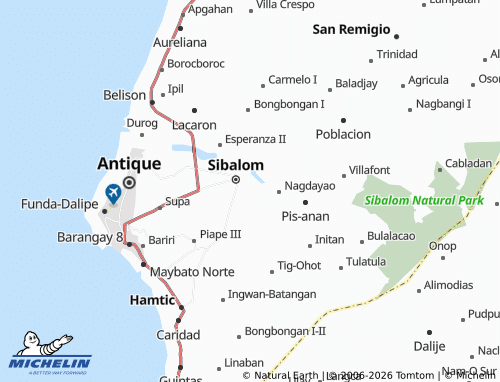 MICHELIN Catmon map - ViaMichelin
