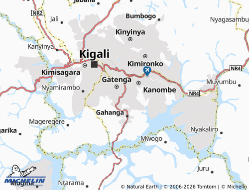 Mapa MICHELIN Kagarama - ViaMichelin