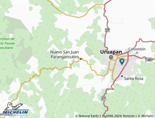 Mapa MICHELIN La Asunción - ViaMichelin