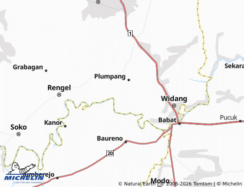 MICHELIN-Landkarte Cangkring - ViaMichelin