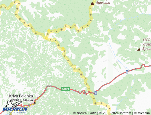 Mapa MICHELIN Kopriva - ViaMichelin