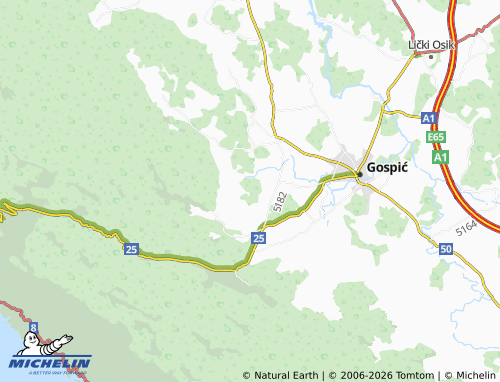 Mapa MICHELIN Debelo Brdo II - ViaMichelin