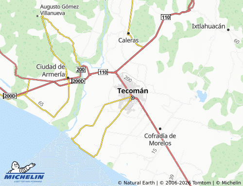 MICHELIN Santa Elena Norte map - ViaMichelin