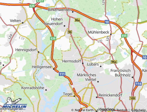 MICHELIN Frohnau map - ViaMichelin