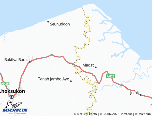 MICHELIN Tanjong Ceungai map - ViaMichelin