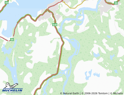 MICHELIN Øvre Alta map - ViaMichelin
